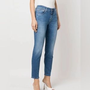 Closed denim Baker mid-rise slim-fit jeans size 25